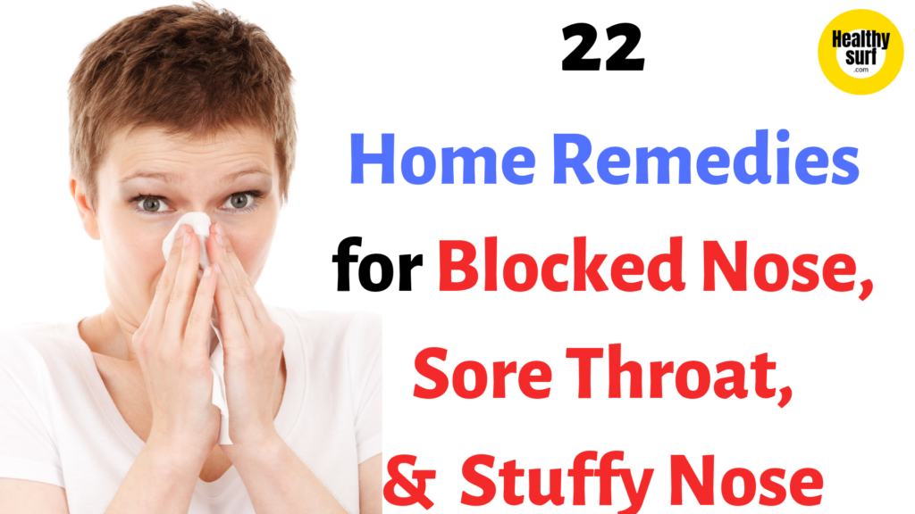 Home Remedies for Blocked Nose