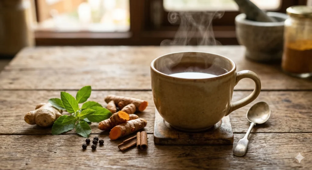 Kadha Recipe for Cold and Cough 5 Ayurvedic Immunity Drinks You Can Make at Home