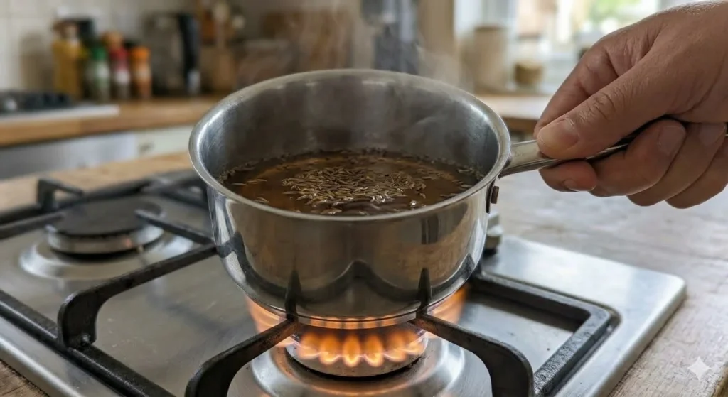 Method 2 Boiled Jeera Water (Stronger)