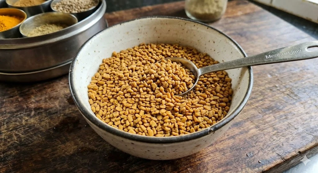 Method 2 Methi Seed Powder in Warm Water