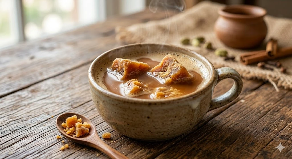 Replacing sugar with jaggery in chai cured my neighbor’s diabetes.